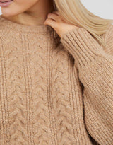 Elliot Cable Knit - Butterscotch