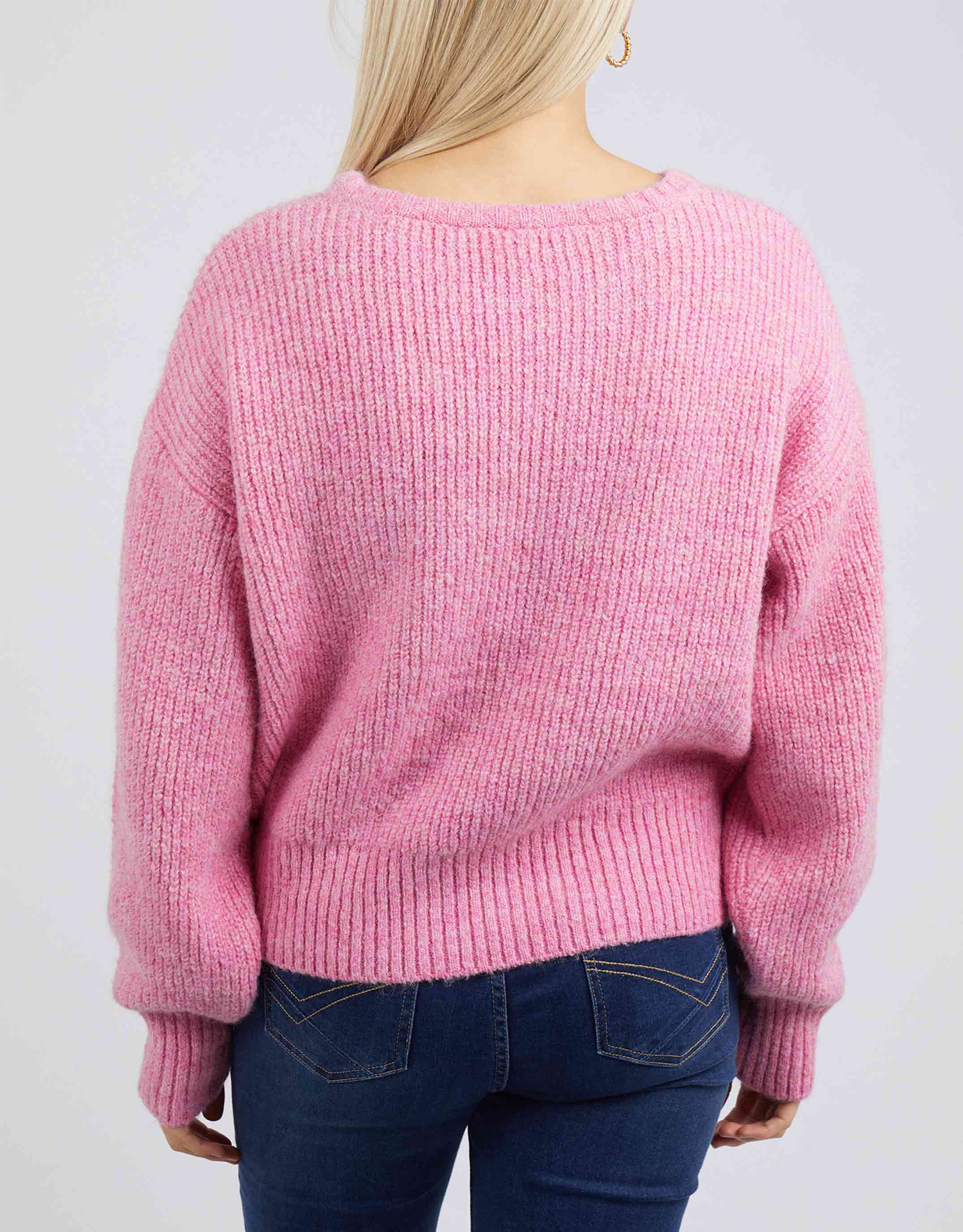 Elliot Cable Knit - Super Pink