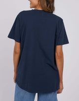 paulaglazebrook. | Elm Clothing | Elm Zebra Tee - Navy | Women's T-shirts