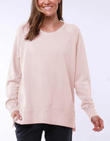 Elm Fundamental Sydney Crew - Rose | Cotton Jumper