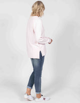 Elm Fundamental Sydney Crew - Rose | Cotton Jumper