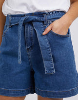 Grace Denim Short - Dark Blue Wash