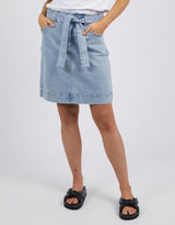 Gracie Denim Skirt - Mid Blue Denim