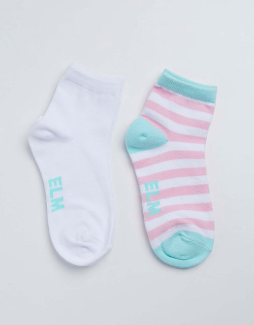 Stripe Ankle Sock - White Stripe