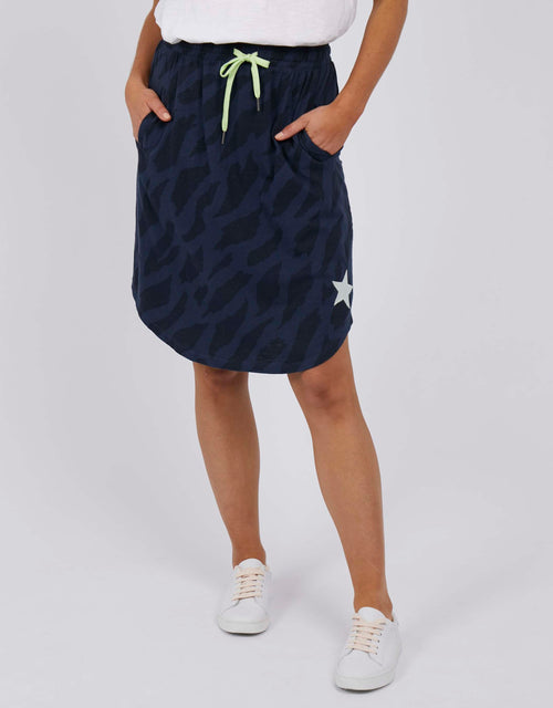 Wild Side Skirt - Navy