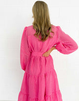 Serena Dress - Hot Pink