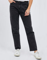 Barkly Straight Leg - Black - Casual Pants