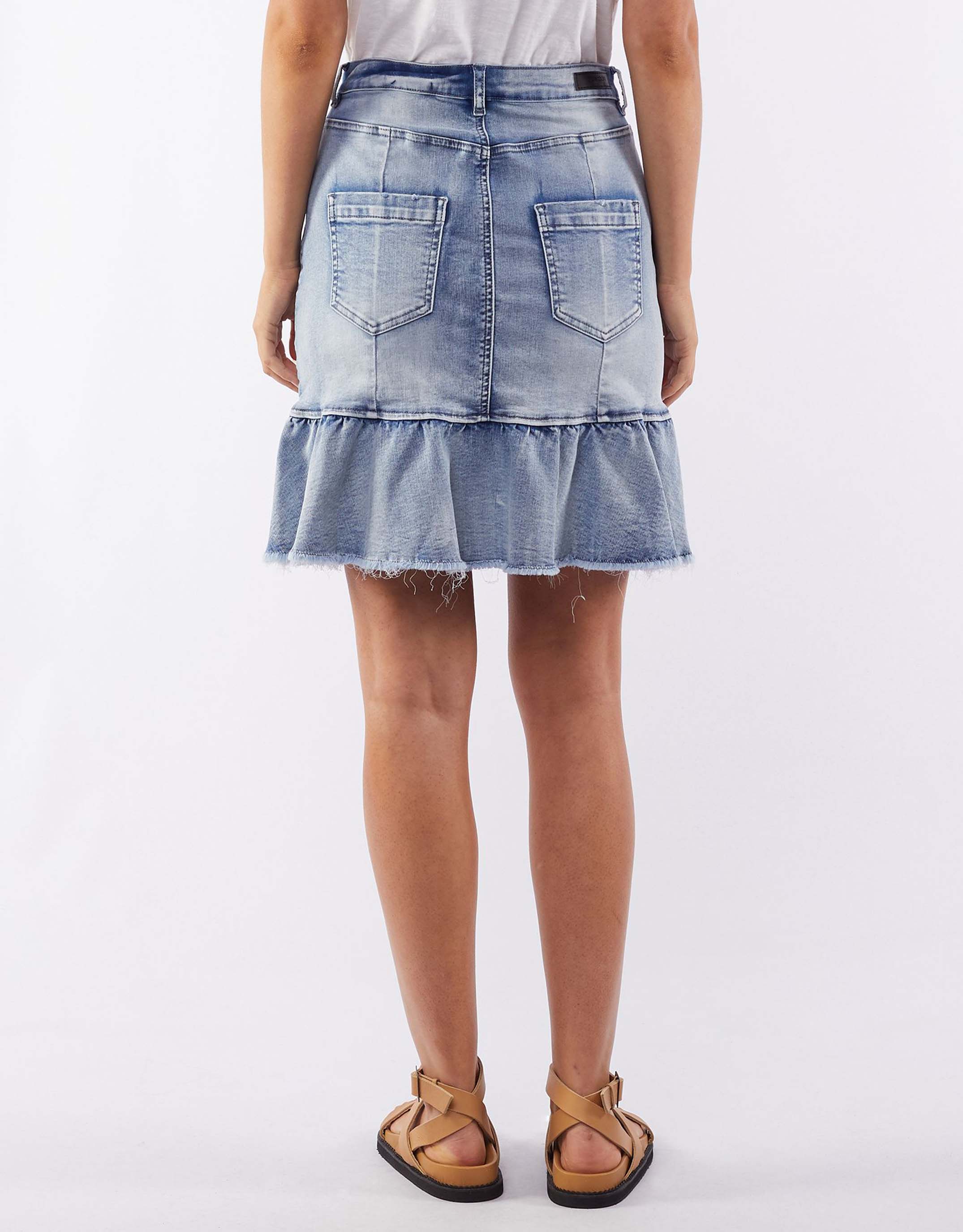 Daisy Skirt - Light Blue Denim