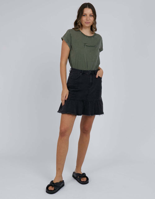 Daisy Skirt - Washed Black