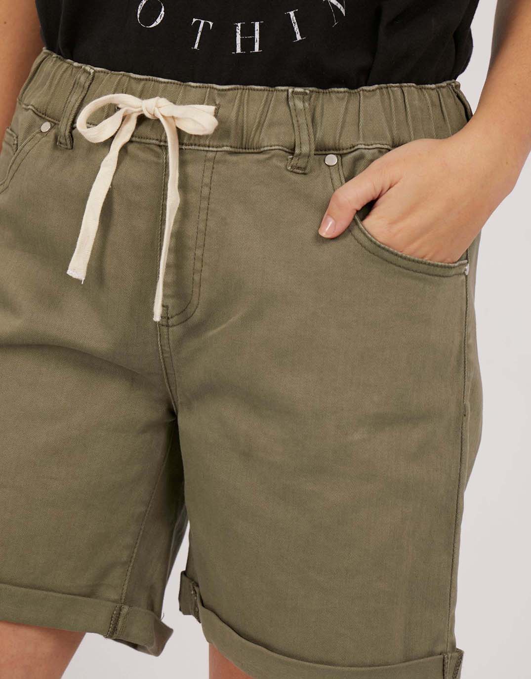 Gabriele Jogger Short - Khaki