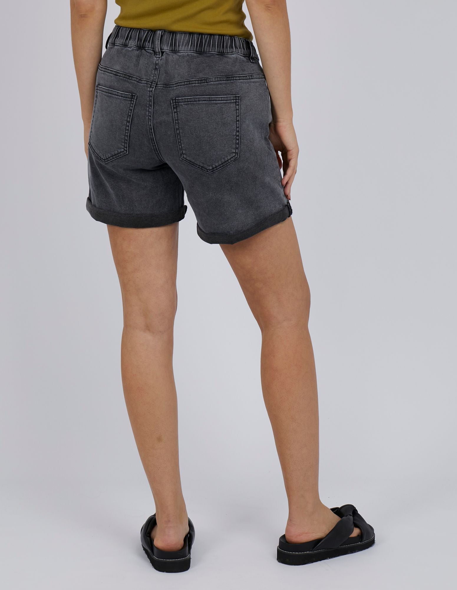 Gabriele Jogger Short - Washed Black