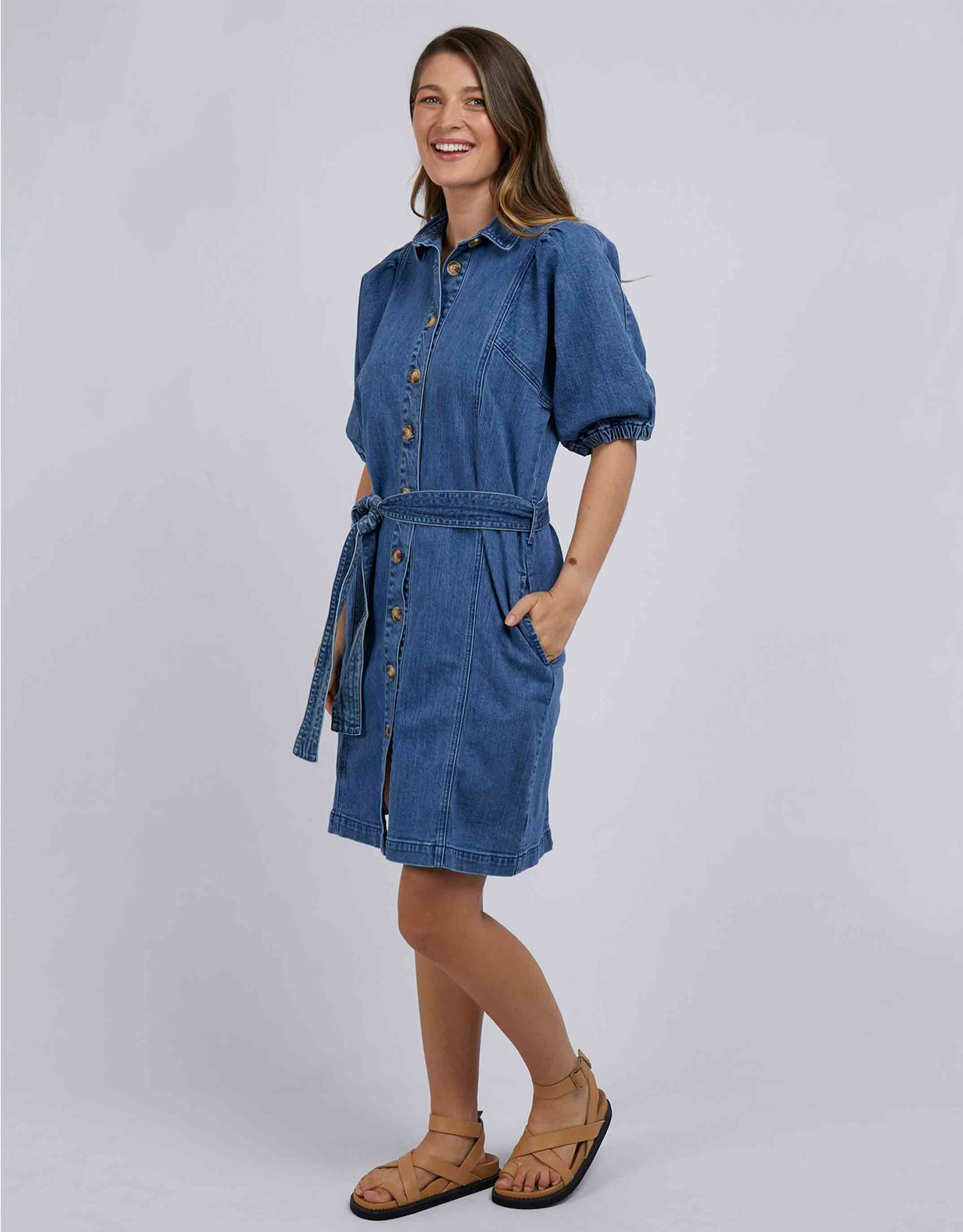 Foxwood Dress Miranda Shirt Dress - Light Blue