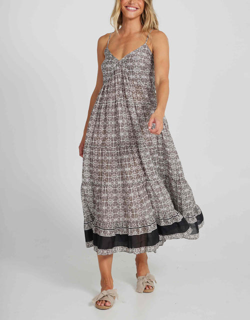 Solmar Maxi Dress - Escapade Silk