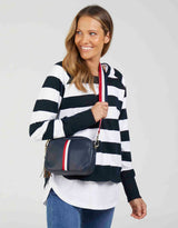 Lola Bag - French Navy/Stripe