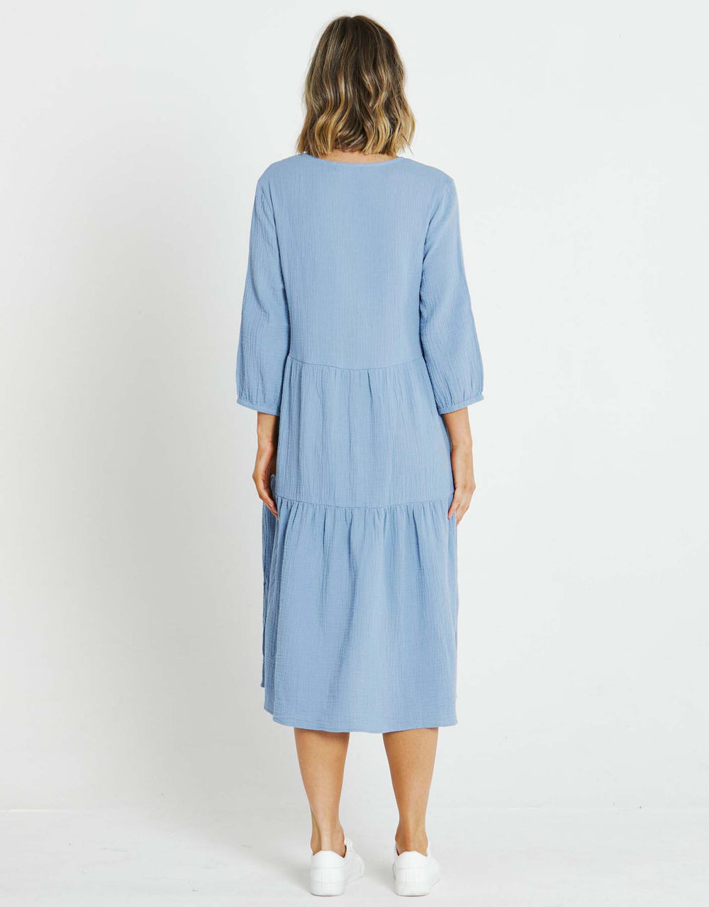 Layla Midi Dress - Chambray