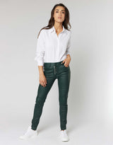 Italian Star Stevie Jeans - Pine Green