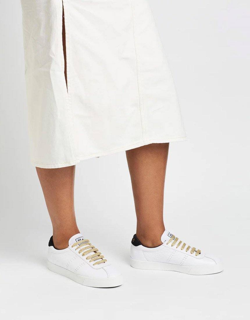 women's superga leather sneakers