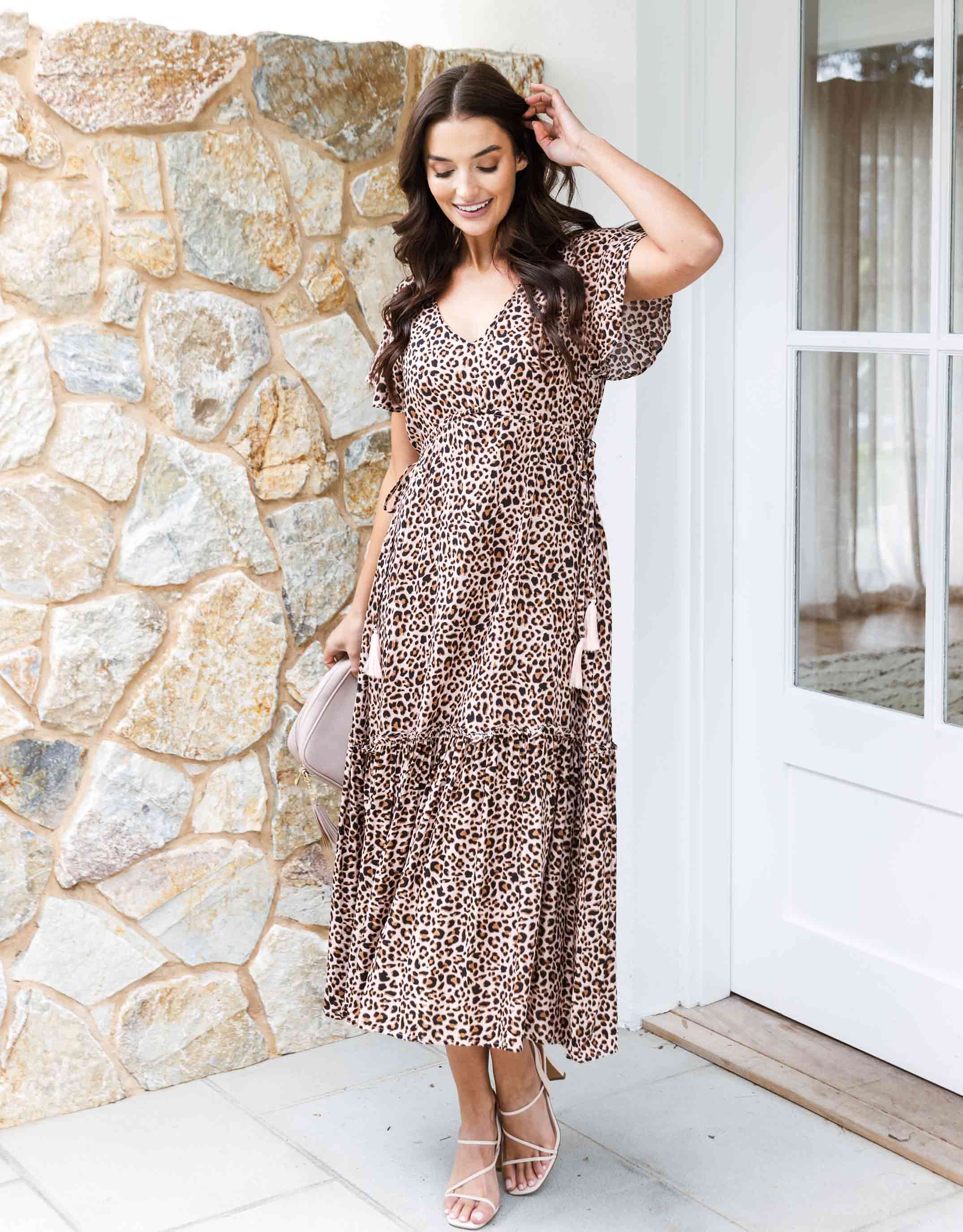 The Charlie Maxi Dress - Leopard Print