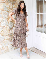 The Charlie Maxi Dress - Leopard Print