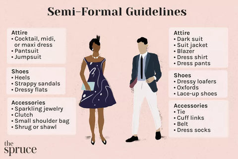 When an invitation calls for a semi-formal dress code, striking the right balance between formal elegance and relaxed sophistication is essential