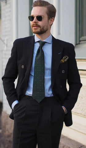 When choosing to wear a coloured shirt with a black suit, it's essential to consider the occasion and dress code.