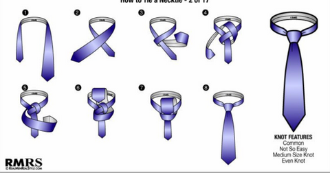 half windsor is the best tie knots when dressing up for a formal occasion