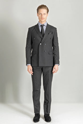 You can wear black shoes with any shade of grey suit