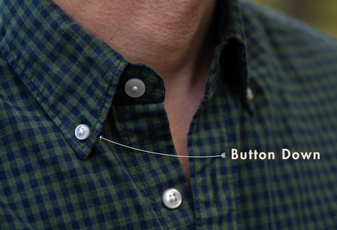 The button-down collar is good for casual look