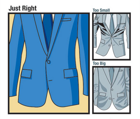 the jacket should close over smoothly without any creases or holds