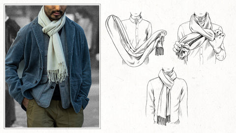 parisian knot scarf is best for cold weather or snow