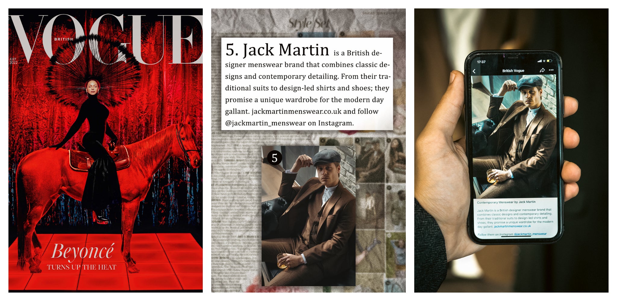 jack martin featured in vogue magazine july issue