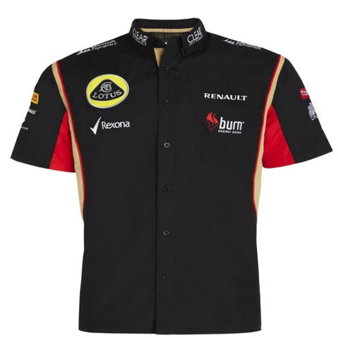 Adult Formula One 1 Lotus F1 Raceshirt Burn Black 2013 Shirt - Size: M ...