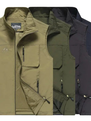 ExpProductCell_Men's Plus Size Zip Up Vest_ ExpProductCell_Men's Plus Size Zip Up Vest_