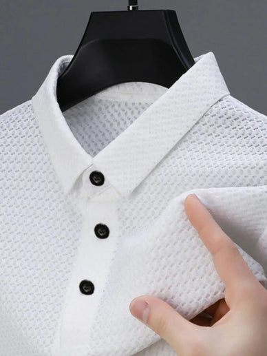 Men's Full Size Collared Neck Short Sleeve Polo Plus Size