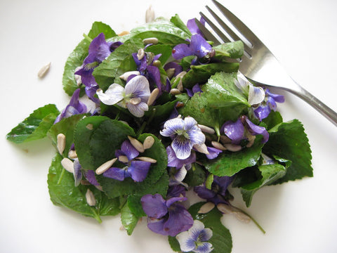 Fresh Violet salad 
