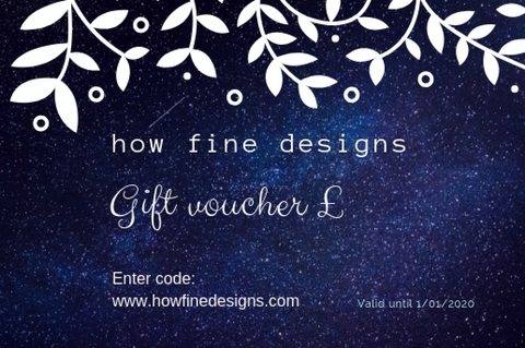 How Fine Designs Gift Voucher