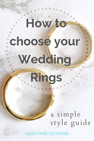 How to choose your wedding rings - a simple style guide