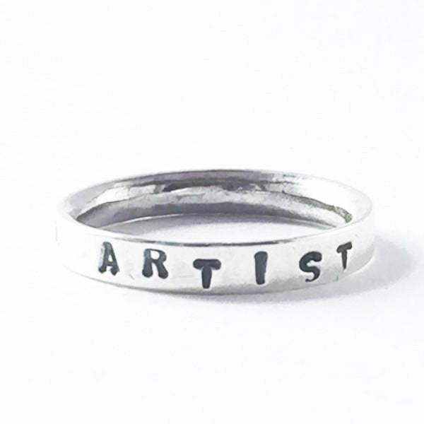 Empowering Artist Ring Silver