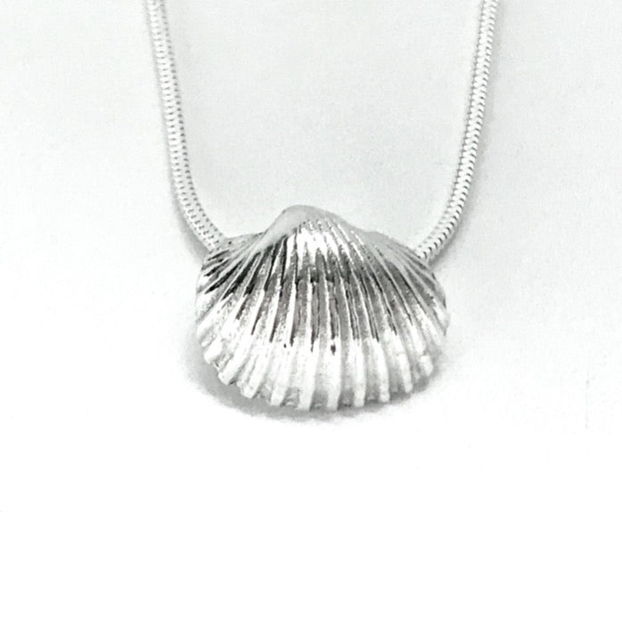 Seaside Daydreams Silver Sea Shell Necklace