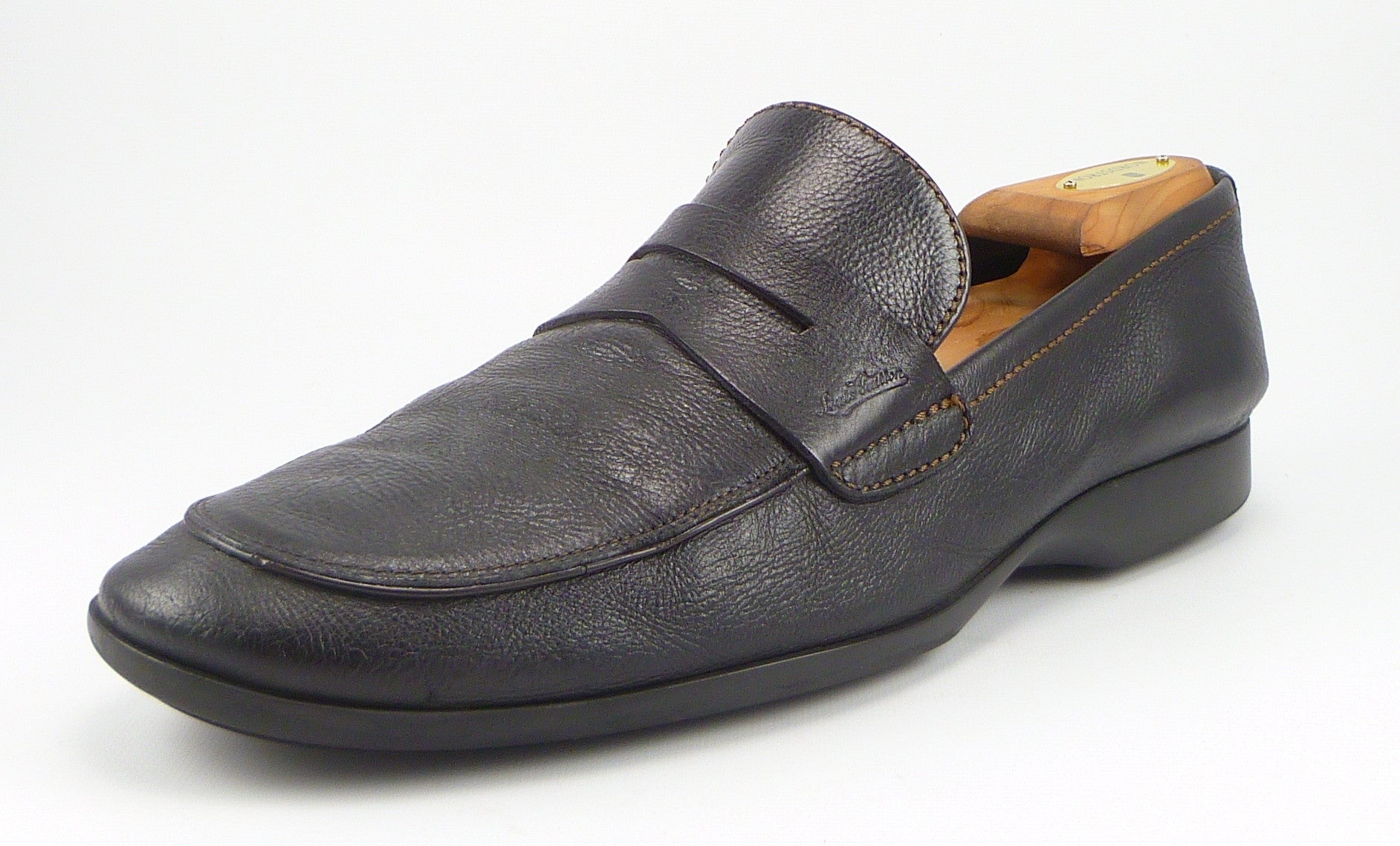 Louis Vuitton Mens Shoes 11 US Leather Loafer Black – Distinctive Deals - Designer Bags, Shoes ...