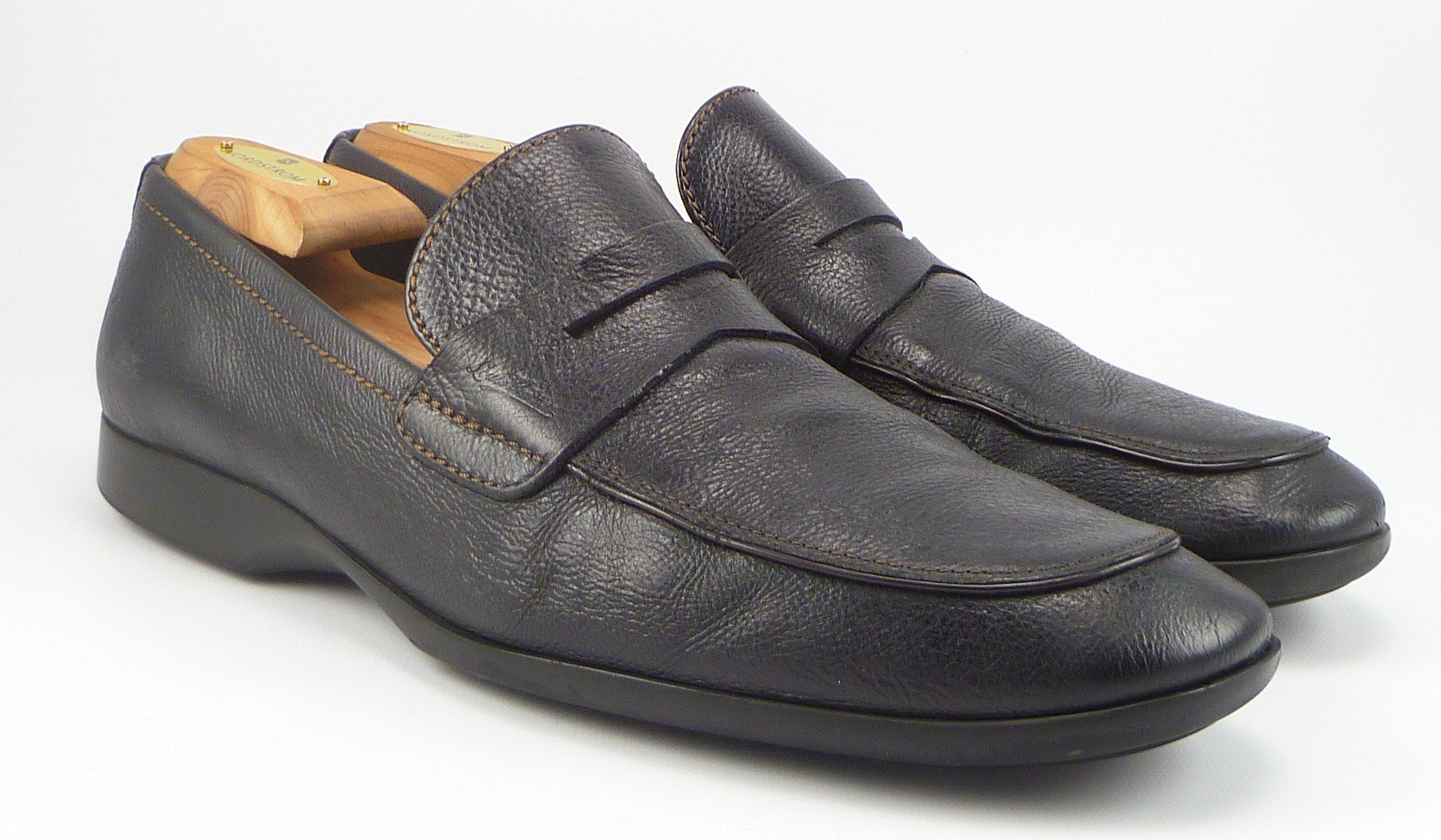 Louis Vuitton Mens Shoes 11 US Leather Loafer Black – Distinctive Deals - Designer Bags, Shoes ...