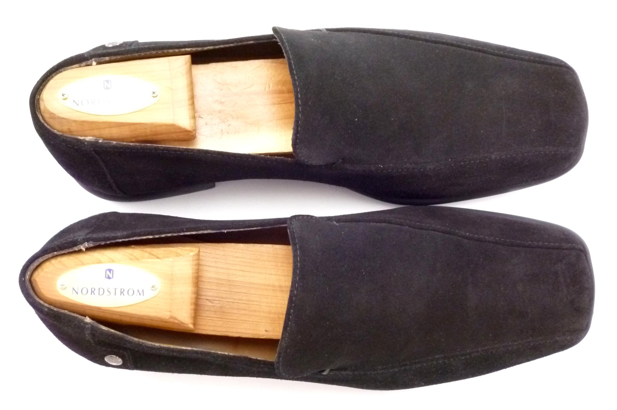 Louis Vuitton Mens Shoe 8 US Suede Slip On Loafer Black – Distinctive Deals - Designer Bags ...