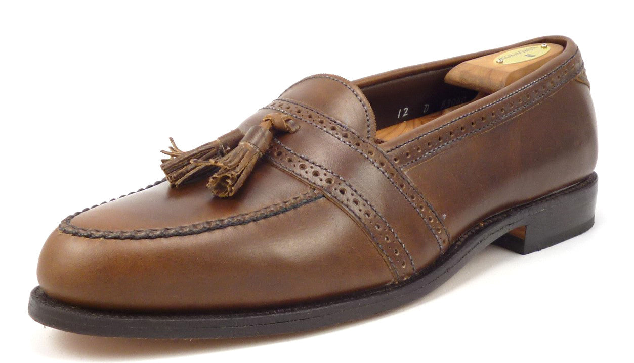 Allen Edmonds Mens Shoes 12 Harvard Leather Loafe Brown Distinctive Deals Designer Bags Shoes Accessories