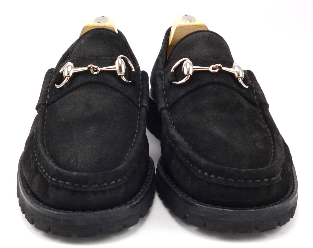 Gucci Men&#39;s Shoes 7.5 US Suede Bit Loafers Black – Distinctive Deals - Designer Bags, Shoes ...