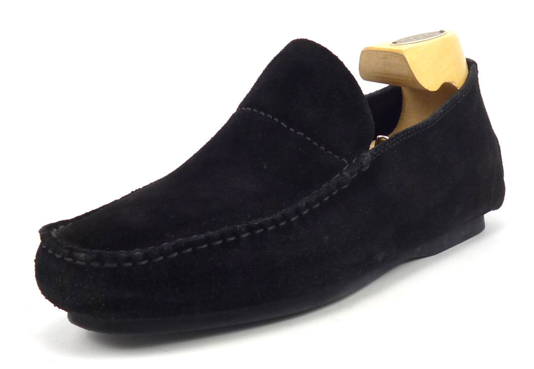 mens black gucci loafers