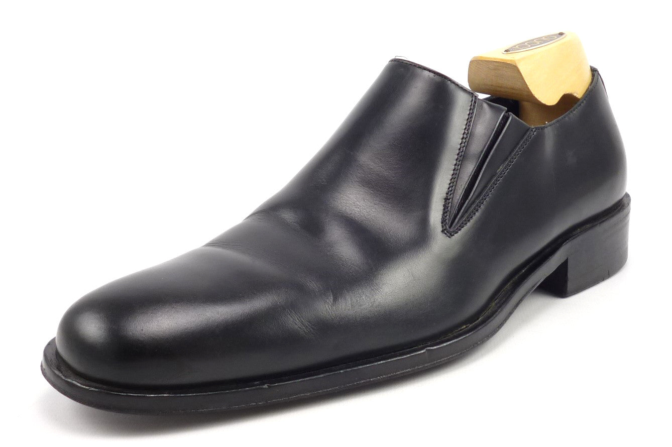 plain black loafers mens