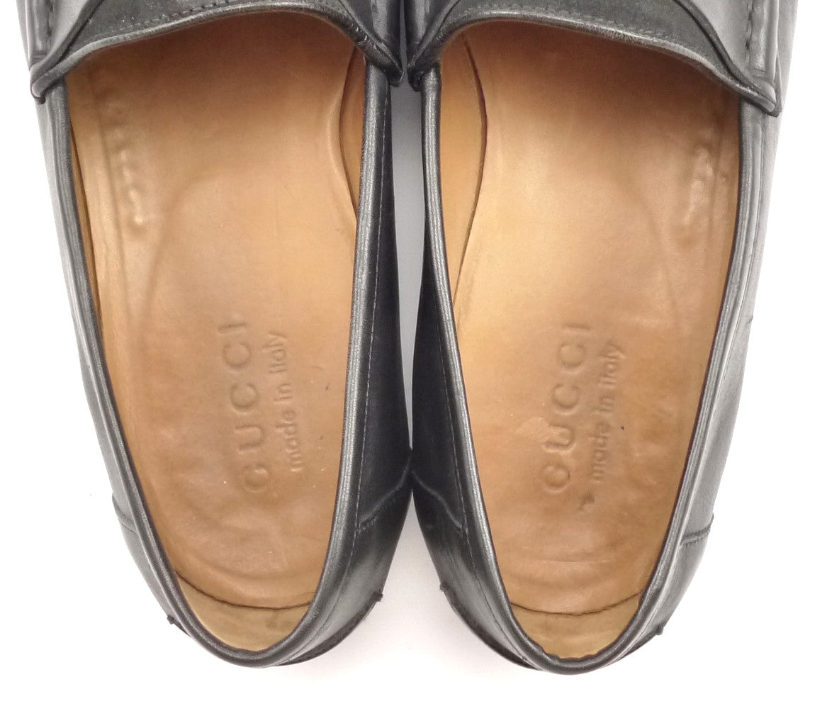 Gucci Mens Pre-owned Shoes 8.5 US Leather Loafers Black – Distinctive Deals - Designer Bags ...