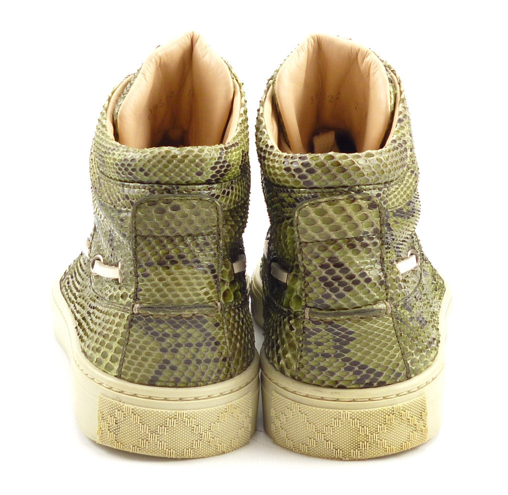 gucci snakeskin sneakers