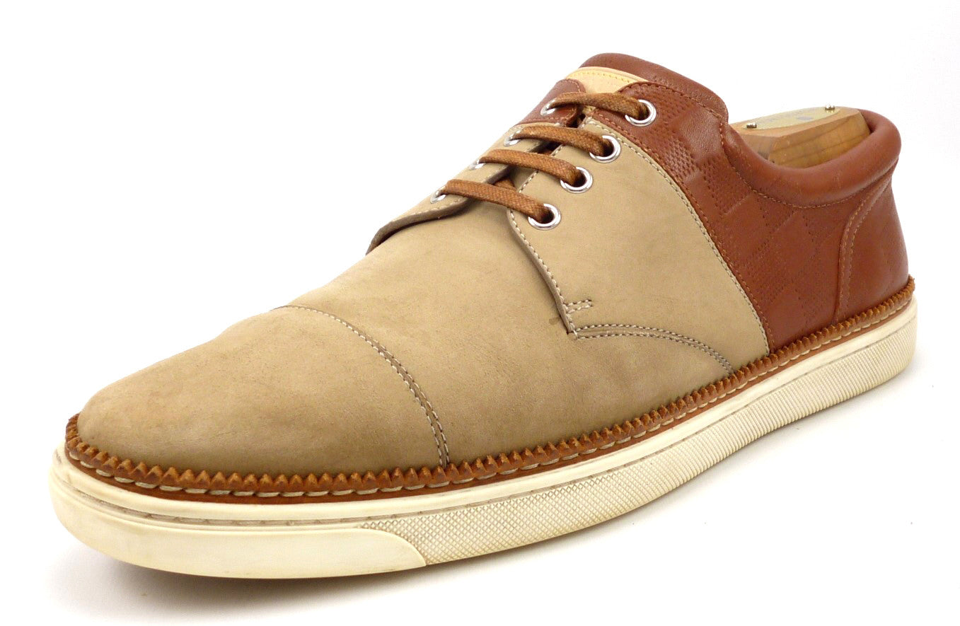 Louis Vuitton Men&#39;s Shoes 7, 8 US Nubuck Sneakers Brown – Distinctive Deals - Designer Bags ...