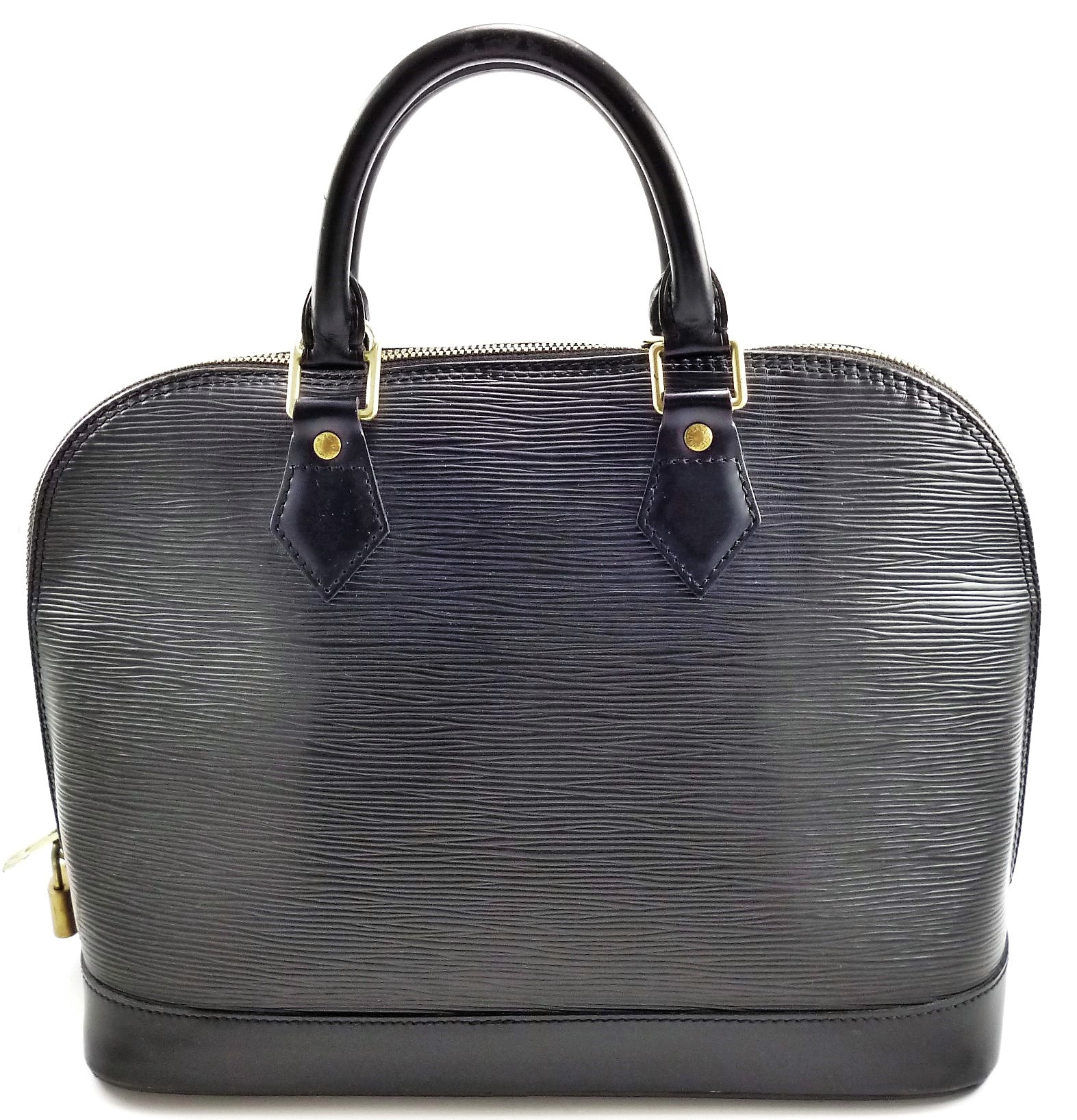 Louis Vuitton Epi Alma Hand Bag Black Pre-owned – Distinctive Deals - Designer Bags, Shoes ...